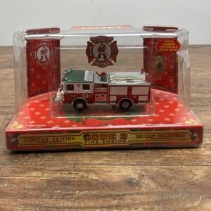 Code 3 Limited Edition #99 Fire Engine 1999 Christmas Pumper New In Box 1/64